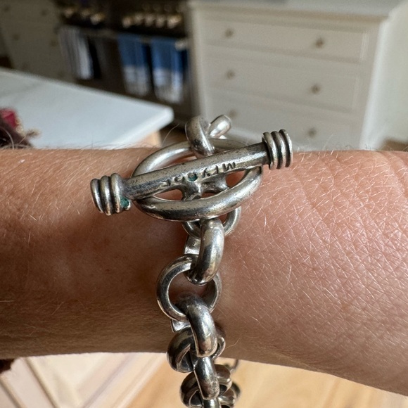 Silver chain link bracelet - Picture 3 of 4
